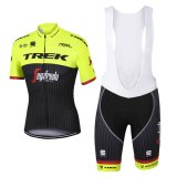 Maglia Trek Segafredo Manica Corta 2017 verde e nero