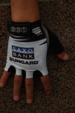 2010 Saxo Bank Tinkoff Guanto Ciclismo Bianco