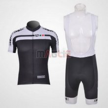 Maglia Giordana manica corta 2011 bianco e nero