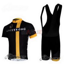 Maglia Livestrong manica corta 2011 nero e giallo