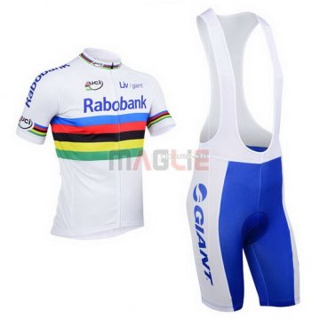 Maglia Rabobank manica corta 2013 bianco