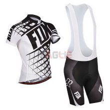 Maglia Fox manica corta 2014 bianco e nero