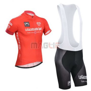 Maglia Giro de Italia manica corta 2014 rosso