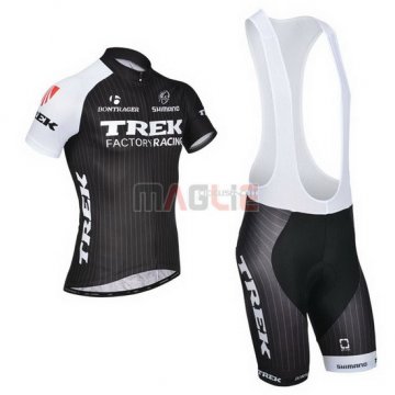 Maglia Trek manica corta 2014 nero e bianco