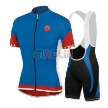 Maglia Castelli manica corta 2015 blu e rosso