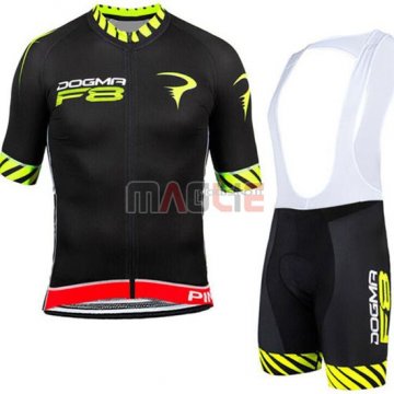 Maglia Pinarello manica corta 2015 nero e giallo