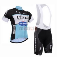 Maglia Quick Step manica corta 2015 nero e bianco