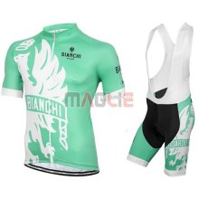 Maglia Bianchi manica corta 2016 verde e bianco