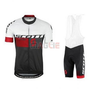 Maglia Scott manica corta 2016 nero e bianco