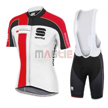 Maglia Sportful manica corta 2016 rosso e bianco