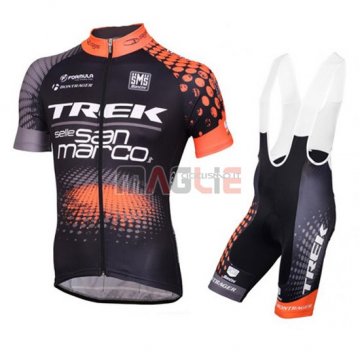 Maglia Trek manica corta 2016 arancione e nero