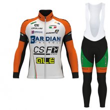 2017 Maglia Bardiani CSF ML bianco e verde