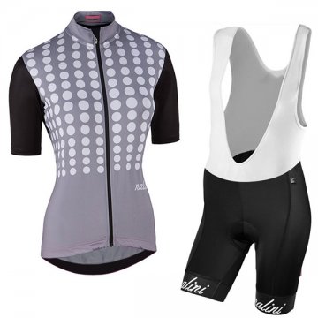 2017 Maglia Donne Nalini Optical nero e grigio