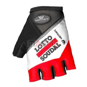 2018 Lotto Soudal Guanti Corti Ciclismo