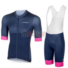 2018 Maglia Donne RH+ Manica Corta Spento Blu