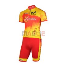 2018 Maglia Spagna Confidis Arancione