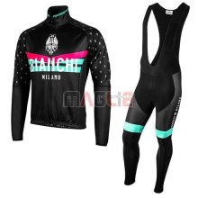 Maglia Bianchi Milano PB Manica Lunga 2019 Nero Rosso