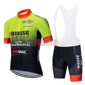 Maglia Biesse Carrera Manica Corta 2020 Verde Nero