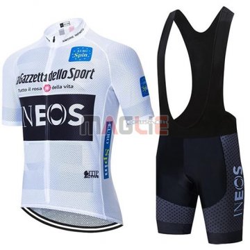 Maglia Ineos Manica Corta 2020 Bianco Nero