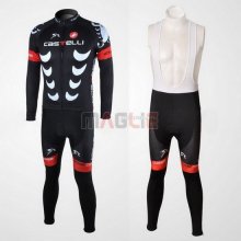 Maglia Castelli manica lunga 2010 nero e bianco