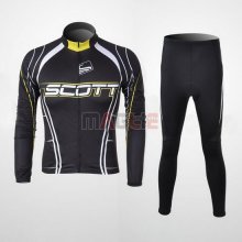 Maglia Scott manica lunga 2012 giallo e nero