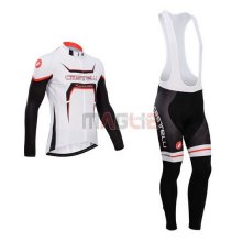 Maglia Castelli manica lunga 2014 nero e bianco