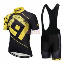 Maglia ALE Manica Corta 2018 Nero e Giallo