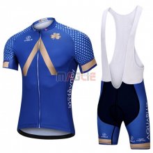 Maglia Aqua Blue Sport Manica Corta 2018 Blu