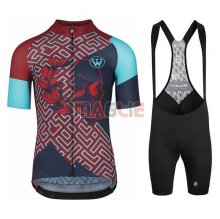 Maglia Assos Fastlane Wyndymilla Manica Corta 2020 Rosso Blu