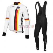 Maglia Belgio Manica Lunga 2018 Bianco