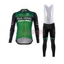 Maglia Caja Rural Manica Lunga 2020 Verde Nero