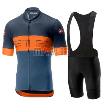 Maglia Castelli Prologo 6 Manica Corta 2019 Grigio Arancione