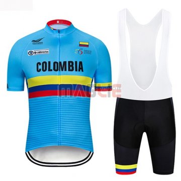 Maglia Colombia Manica Corta 2019 Blu