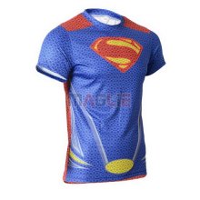 Maglia DISIDA Superman manica corta celeste e rosso