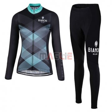 Maglia Donne Bianchi Milano Cornedo Manica Lunga Nero Blu