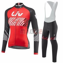 Maglia Donne Liv Manica Lunga2018 Rosso