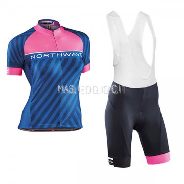 Maglia Donne Northwave 2017 Blu e Rosa