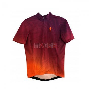 Maglia Donne Specialized Manica Corta 2021 Rosso Arancione