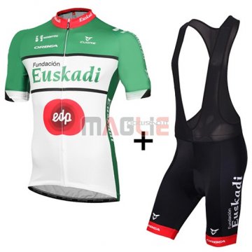 Maglia Euskadi manica corta 2016 nero e verde