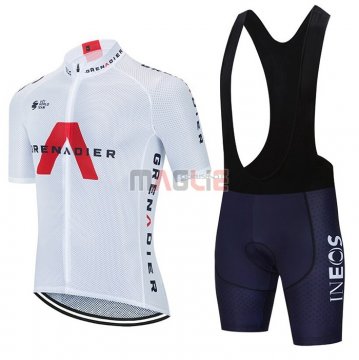 Maglia Ineos Grenadiers Manica Corta 2021 Bianco