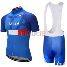 Maglia Italia Manica Corta 2018 Blu