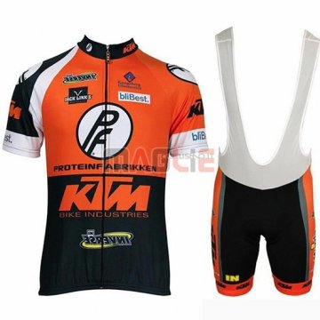 Maglia KTM Manica Corta 2019 Nero Arancione