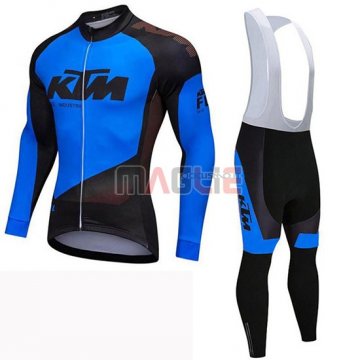 Maglia KTM Manica Lunga 2019 Nero Blu