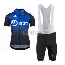 Maglia NTT Pro Cycling Manica Corta 2020 Blu Nero