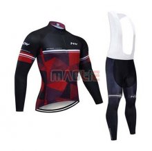 Maglia Northwave Manica Lunga 2020 Nero Rosso