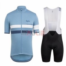 Maglia Rapha Manica Corta 2018Blu e Blu Scuro