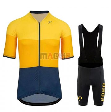 Maglia Rapha Manica Corta 2020 Giallo Blu