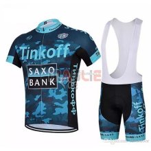 Maglia Tinkoff Saxo Bank Manica Corta 2018 Blu