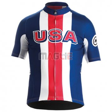 Maglia USA Manica Corta 2018 Blu Rosso Bianco