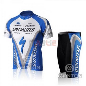 Maglia Specialized manica corta 2010 blu e bianco